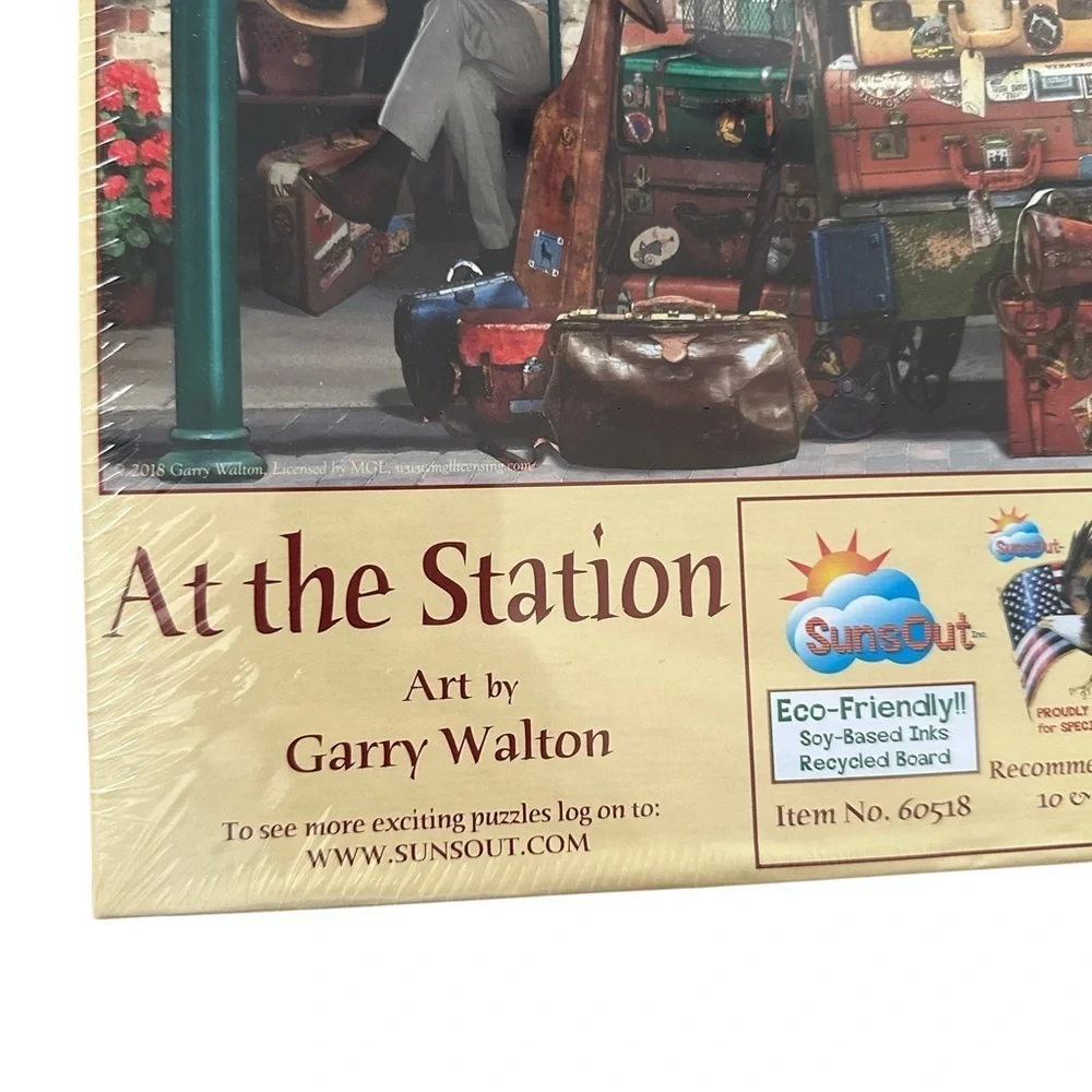 'At the Station' Jigsaw Puzzle - 1000 Pieces Art by Gary Walton